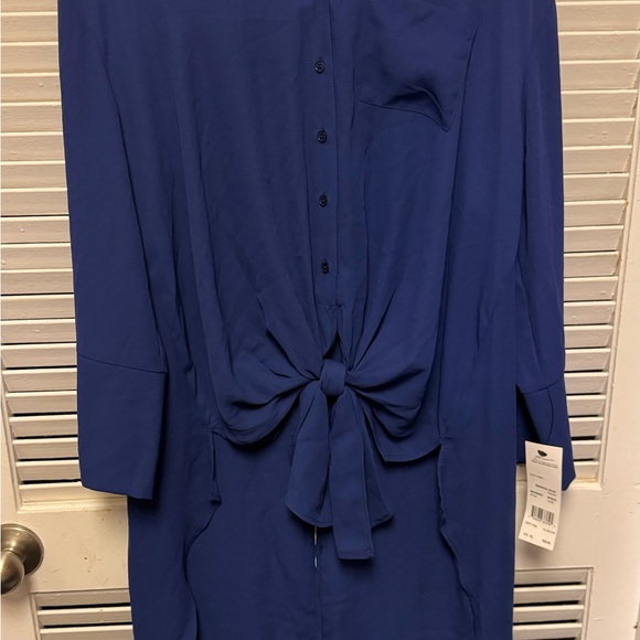 NWT Royal blue high low shirt XL - Picture 2 of 6